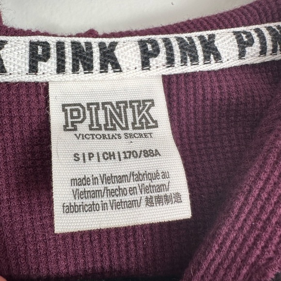 Victoria's Secret Plum Relaxed Crop Hoodie - Picture 3 of 5
